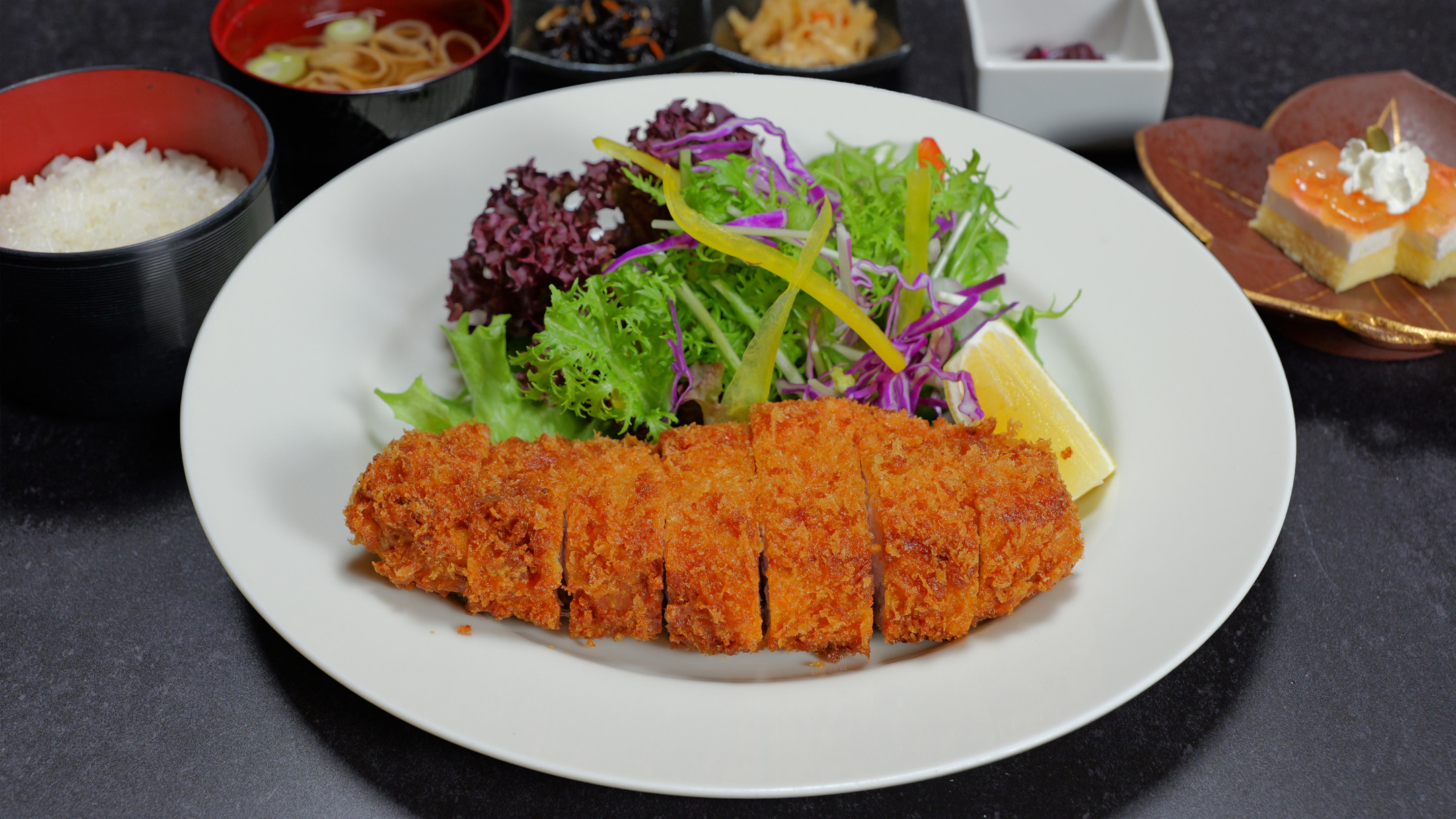 四元豬炸豬排御膳